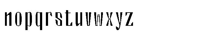 Valenroy Hairline Font LOWERCASE