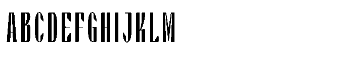 Valenroy Light Condensed Font UPPERCASE