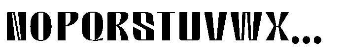 Valenroy Light Expanded Font UPPERCASE