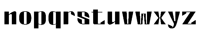 Valenroy Light Expanded Font LOWERCASE