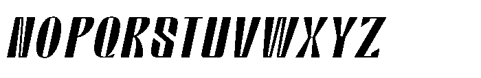 Valenroy Light Italic Font UPPERCASE