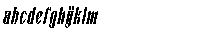Valenroy Medium Condensed Italic FONT