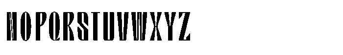 Valenroy Medium Condensed Font UPPERCASE