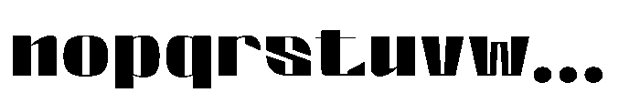 Valenroy Medium Expanded Font LOWERCASE