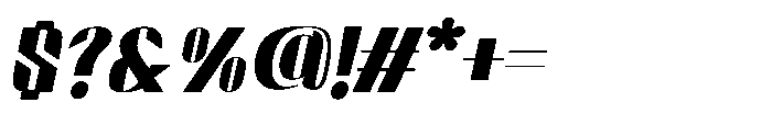 Valenroy Medium Italic Font OTHER CHARS