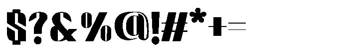 Valenroy Medium Font OTHER CHARS