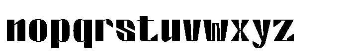 Valenroy Medium Font LOWERCASE