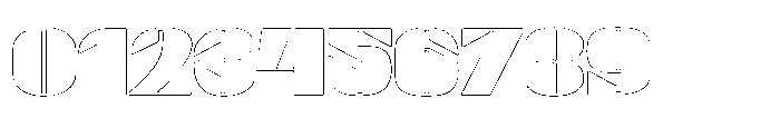 Valenroy Outliine Font OTHER CHARS