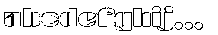 Valenroy Outline Shadow FONT