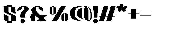 Valenroy Regular Expanded Font OTHER CHARS