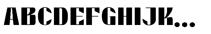 Valenroy Regular Expanded Font UPPERCASE