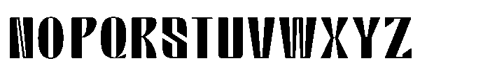 Valenroy Regular Font UPPERCASE