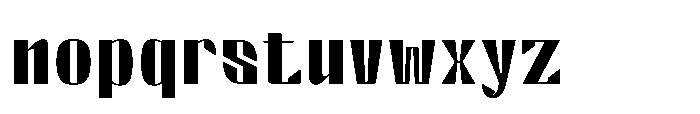 Valenroy Regular Font LOWERCASE