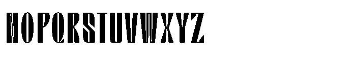 Valenroy Semi Bold Condensed Font UPPERCASE