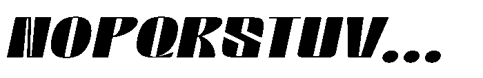 Valenroy Semi Bold Expanded Italic Font UPPERCASE