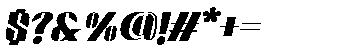 Valenroy Semi Bold Italic Font OTHER CHARS