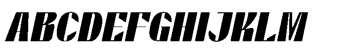 Valenroy Semi Bold Italic Font UPPERCASE
