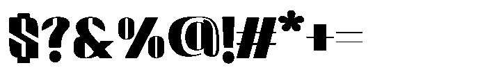 Valenroy Semi Bold Font OTHER CHARS
