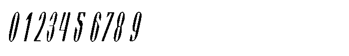 Valenroy Thin Condensed Italic Font OTHER CHARS
