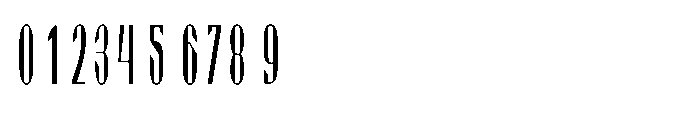 Valenroy Thin Condensed Font OTHER CHARS