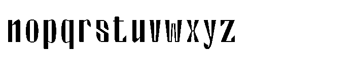 Valenroy Thin Font LOWERCASE