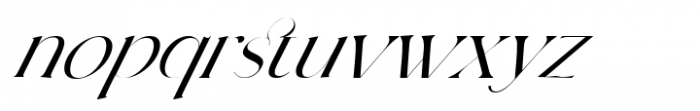 Valentiamo Italic Font LOWERCASE