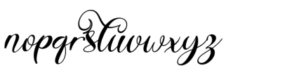 Valentine Bellia Italic Font LOWERCASE