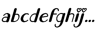 Valentine Loveletter Italic FONT