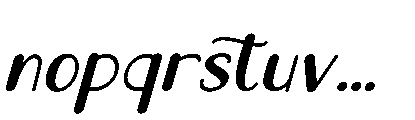 Valentine Loveletter Italic Font LOWERCASE