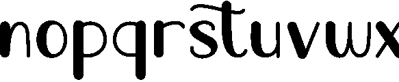 Valentine Loveletter Regular Font LOWERCASE