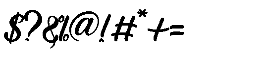 Valentine Rosyalin Regular Font OTHER CHARS