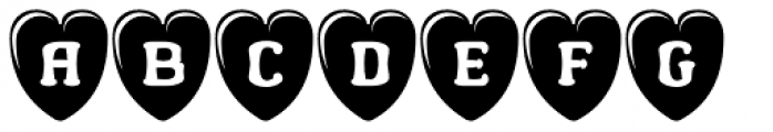 Valentine's Letters Font LOWERCASE