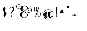 Valentines Regular Font OTHER CHARS