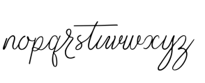 Valentines Vermouth Regular Font LOWERCASE