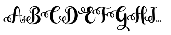 Valentiqu Font UPPERCASE