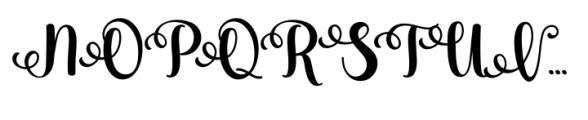 Valentiqu Font UPPERCASE