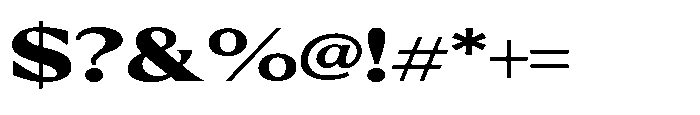 Valerella Regular Font OTHER CHARS