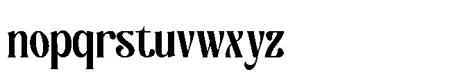 Valeris Regular Font LOWERCASE