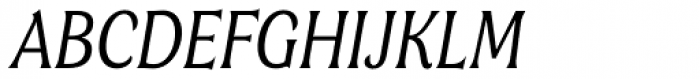 Valeson Condensed Light Italic Font UPPERCASE