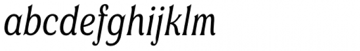 Valeson Condensed Light Italic Font LOWERCASE