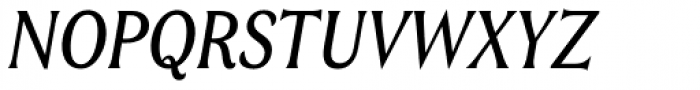 Valeson Condensed Regular Italic Font UPPERCASE
