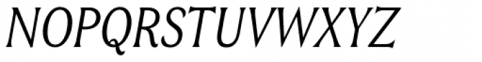 Valeson Condensed Thin Italic Font UPPERCASE