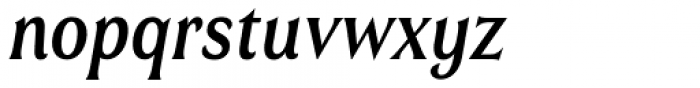 Valeson Norm Demi Italic Font LOWERCASE