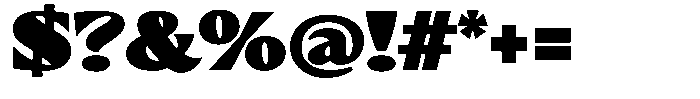 Valex Black Font OTHER CHARS