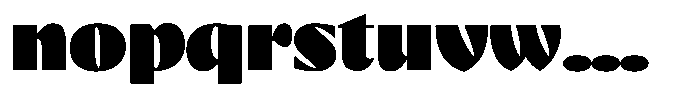 Valex Black Font LOWERCASE
