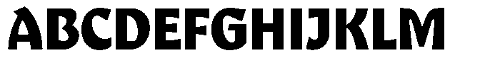 Valex Bold Font UPPERCASE