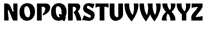 Valex Bold Font UPPERCASE
