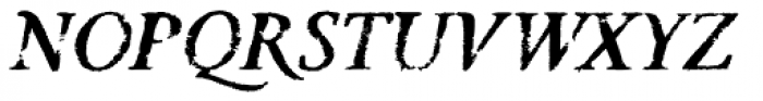 Valfieris Aged Bold Italic Font UPPERCASE
