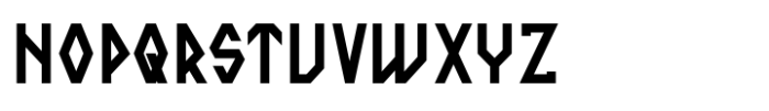 Valhalica Bold Font UPPERCASE
