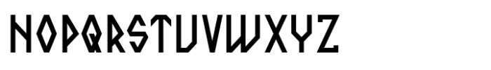 Valhalica Medium Font LOWERCASE